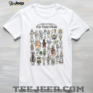 Monty Python Field Guide To A Quest For The Holy Grail Characters T Shirt Monty Python Field Guide To A Quest For The Holy Grail Characters T Shirt