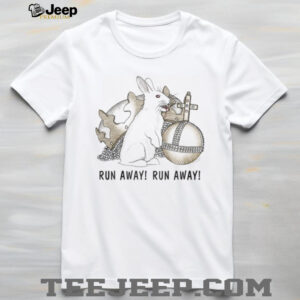 Monty Python Holy Hand Grenade “Run Away!” Rabbit of Caerbannog T Shirt Monty Python Holy Hand Grenade “Run Away!” Rabbit of Caerbannog T Shirt