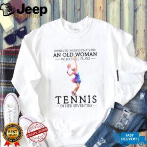Never Underestimate An Old Woman Who Still Plays Tennis In Her Seventies