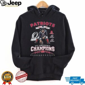 New England Patriots 2025 AFC Conference Champions Trophy T Shirt