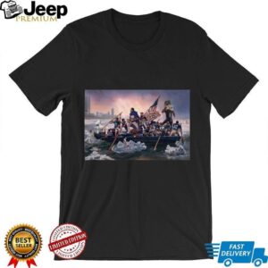 New England Patriots “Washington Crossing the Delaware” Parody Poster Art New England Patriots “Washington Crossing the Delaware” Parody Poster Art