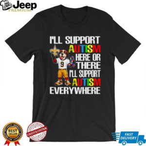 New Orleans Saints Gumbo Mascot Autism Awareness Support T Shirt New Orleans Saints Gumbo Mascot Autism Awareness Support T Shirt