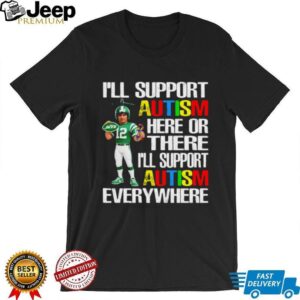 New York Jets Football Player Autism Awareness Support T Shirt New York Jets Football Player Autism Awareness Support T Shirt