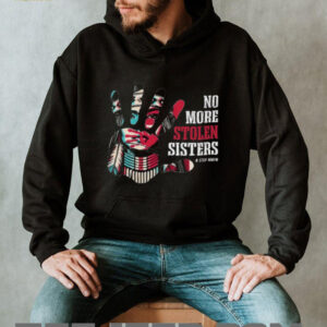 No More Stolen Sisters MMIW Awareness Handprint T Shirt