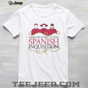 Nobody Expects The Spanish Inquisition Minimalist T Shirt Cardinal Trio Nobody Expects The Spanish Inquisition Minimalist T Shirt Cardinal Trio