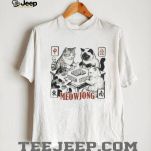 Official Cute Cats Playing Mah Jongg shirt