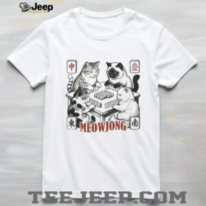 Official Cute Cats Playing Mah Jongg shirt