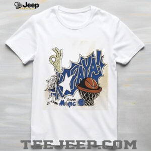 Orlando Magic Basketball Paya Cartoon Hand Graphic T Shirt Orlando Magic Basketball Paya Cartoon Hand Graphic T Shirt