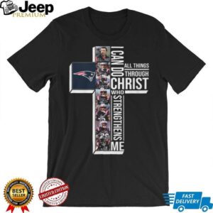 Philippians 413 I Can Do All Things Through Christ Patriots Cross T Shirt Philippians 413 I Can Do All Things Through Christ Patriots Cross T Shirt