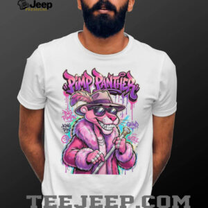 Pimp Panther Street Art Graffiti Style Pink Panther King Pin Tee