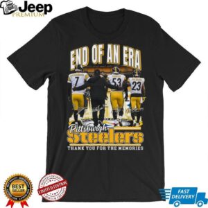 Pittsburgh Steelers End Of An Era Thank You For The Memories T Shirt