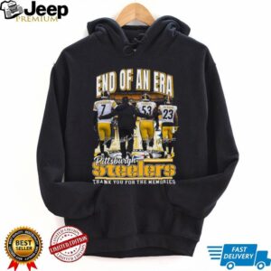 Pittsburgh Steelers End Of An Era Thank You For The Memories T Shirt