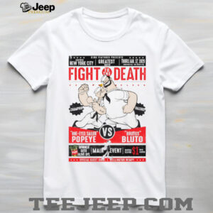 Popeye vs Bluto “Fight To The Death” 1929 Retro Boxing Poster T Shirt Popeye vs Bluto “Fight To The Death” 1929 Retro Boxing Poster T Shirt