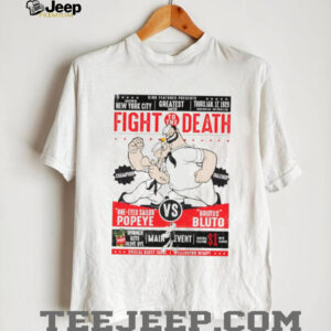 Popeye vs Bluto “Fight To The Death” 1929 Retro Boxing Poster T Shirt