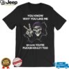 Skeleton Biker “Found My Fuck Off Button” Sarcastic T Shirt Skeleton Biker “Found My Fuck Off Button” Sarcastic T Shirt
