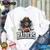 Raiders Skeleton Warrior Football T Shirt Dark Smoke & Flames Raiders Skeleton Warrior Football T Shirt Dark Smoke & Flames
