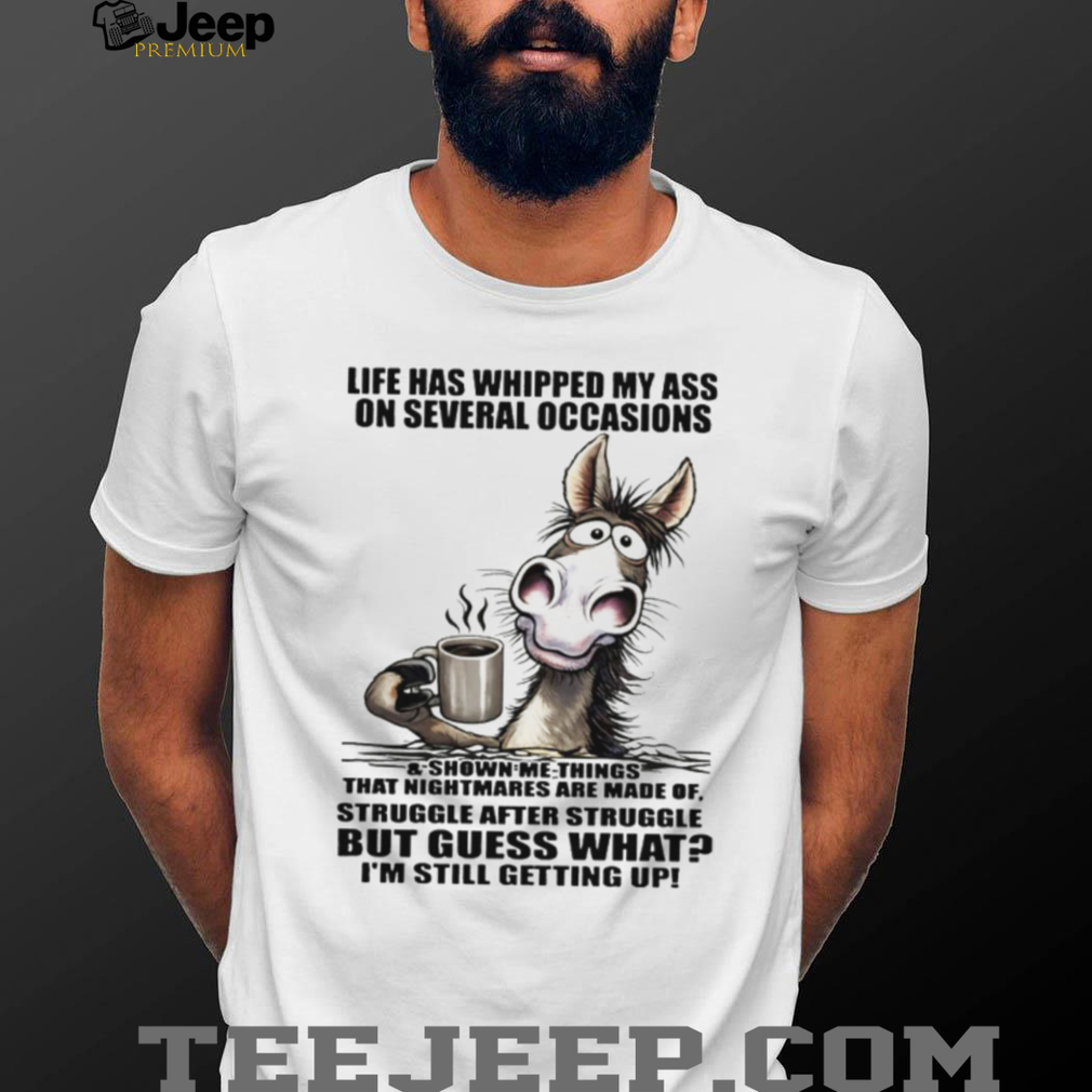Resilient Donkey “Still Getting Up” Life Struggles Funny Tee Resilient Donkey “Still Getting Up” Life Struggles Funny Tee