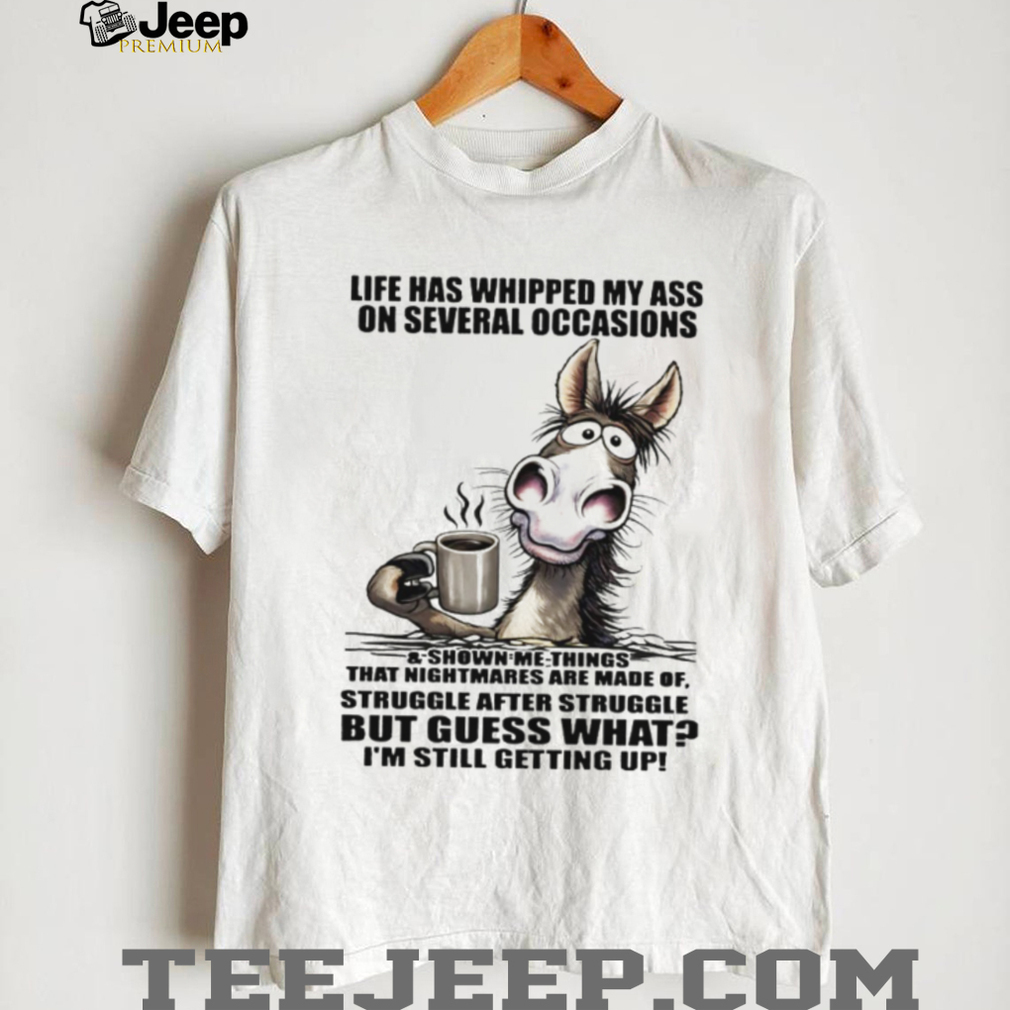 Resilient Donkey “Still Getting Up” Life Struggles Funny Tee Resilient Donkey “Still Getting Up” Life Struggles Funny Tee