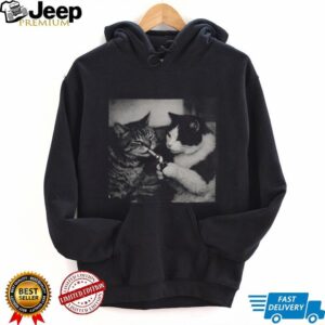 Retro Aesthetic Cats Smoking Cigarette Comfort Colors T Shirt