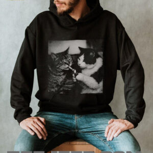 Retro Aesthetic Cats Smoking Cigarette Comfort Colors T Shirt