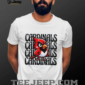 Retro Cardinals Mascot Typography Sports Fan Graphic Sweatshirt Retro Cardinals Mascot Typography Sports Fan Graphic Sweatshirt