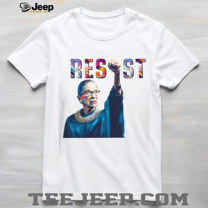 Ruth Bader Ginsburg RBG Resist Colorful Pop Art Tribute T Shirt