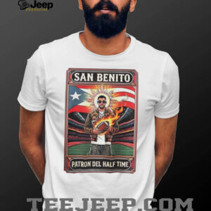 San Benito Patron Del Half Time Bad Bunny Football Poster T Shirt San Benito Patron Del Half Time Bad Bunny Football Poster T Shirt