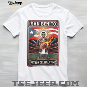 San Benito Patron Del Half Time Bad Bunny Football Poster T Shirt