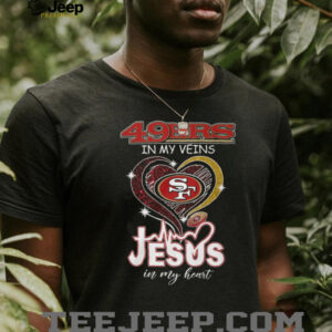 San Francisco 49ers Jesus In My Heart Football Fan T Shirt San Francisco 49ers Jesus In My Heart Football Fan T Shirt