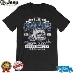 Seahawks Super Bowl LX Champions 2026 Championship Ring Graphic Shirt