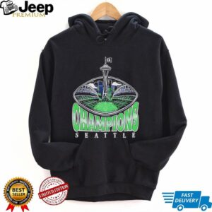 Seattle Champions Space Needle Stadium Graphic T Shirt