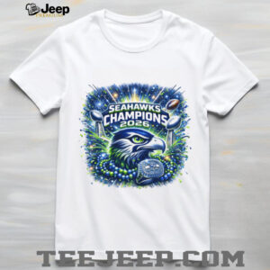 Seattle Football 2026 World Champions Celebration Graphic Tee