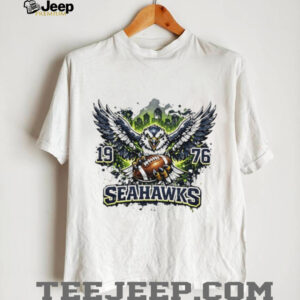 Seattle Seahawks 1976 Vintage Eagle Football Graphic T Shirt