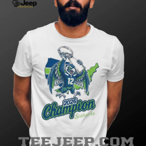 Seattle Seahawks 2026 Super Bowl Champions Trophy Graphic Tee