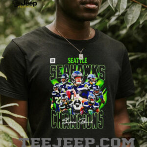 Seattle Seahawks Champions Super Bowl Players Gridiron Graphic T Shirt Seattle Seahawks Champions Super Bowl Players Gridiron Graphic T Shirt