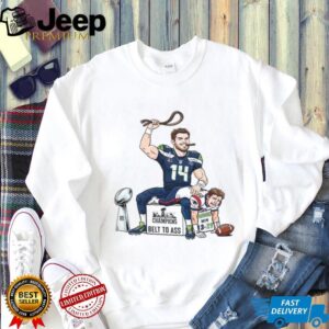 Seattle Seahawks DK Metcalf vs Patriots “Belt To Ass” Funny Rivalry T Shirt Seattle Seahawks DK Metcalf vs Patriots “Belt To Ass” Funny Rivalry T Shirt