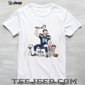 Seattle Seahawks DK Metcalf vs Patriots “Belt To Ass” Funny Rivalry T Shirt