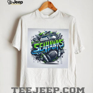 Seattle Seahawks Graffiti Art Style Football Fans Graphic T Shirt Seattle Seahawks Graffiti Art Style Football Fans Graphic T Shirt