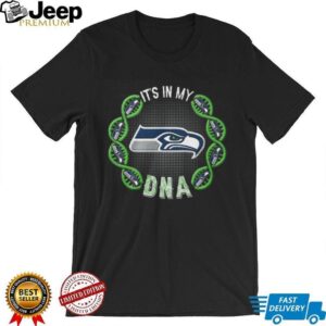 Seattle Seahawks “It's In My DNA” Sports Fan T Shirt Heather Grey