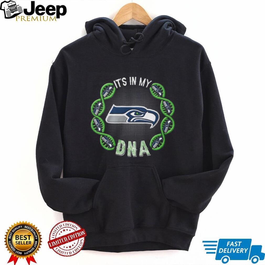 Seattle Seahawks “It’s In My DNA” Sports Fan T Shirt Heather Grey Seattle Seahawks “It’s In My DNA” Sports Fan T Shirt Heather Grey
