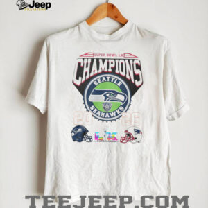 Seattle Seahawks Super Bowl LX Champions 2026 Helmet Matchup White T Shirt