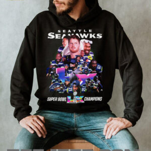 Seattle Seahawks Super Bowl LX Champions 2026 Roster Player Montage Tee