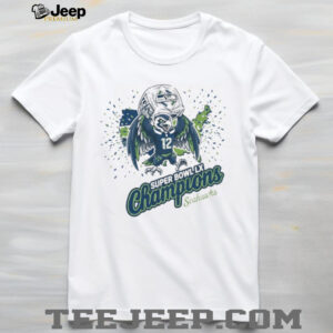 Seattle Seahawks Super Bowl LX Champions Eagle Mascot Shirt