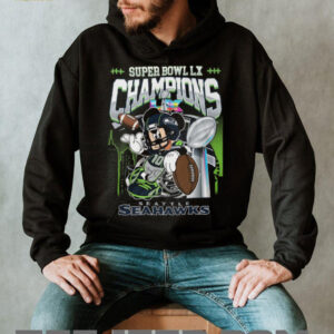 Seattle Seahawks Super Bowl LX Champions Mickey Mouse Football Graphic T Shirt Seattle Seahawks Super Bowl LX Champions Mickey Mouse Football Graphic T Shirt