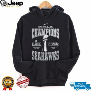 Seattle Seahawks Super Bowl LX Champions Trophy San Francisco 2026 T Shirt