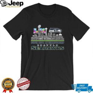 Seattle Seahawks Super Bowl LX Championship Roster T Shirt 2026 Team Names Tee