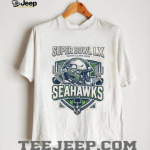 Seattle Seahawks Super Bowl LX Santa Clara 2026 Commemorative T Shirt