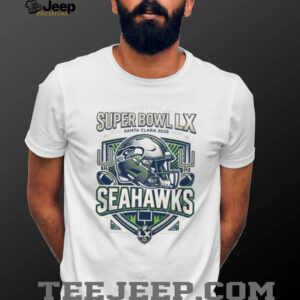 Seattle Seahawks Super Bowl LX Santa Clara 2026 Commemorative T Shirt