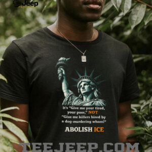 Statue of Liberty Abolish ICE Political Social Justice Graphic T Shirt