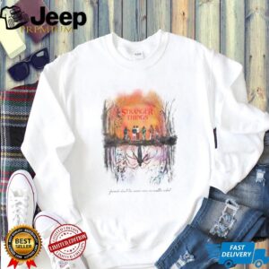 Stranger Things Friends Don't Lie Reflection Watercolor Art T Shirt